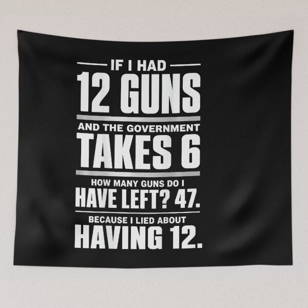 Item preview, Funny Second Amendment Government Math Gun Rights designed and sold by HayleePacoch.