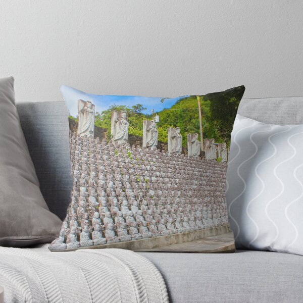 Item preview, Rows of Stone Jizo Statues at Mu Ryang Sa Temple Oahu Hawaii designed and sold by CayoSnapper.