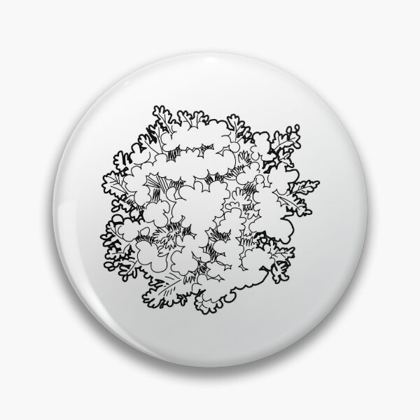 Item preview, Shrub top view landscape plan symbol hand drawn architectural bush and plant sketch for garden design blueprint designed and sold by zanaxxer.
