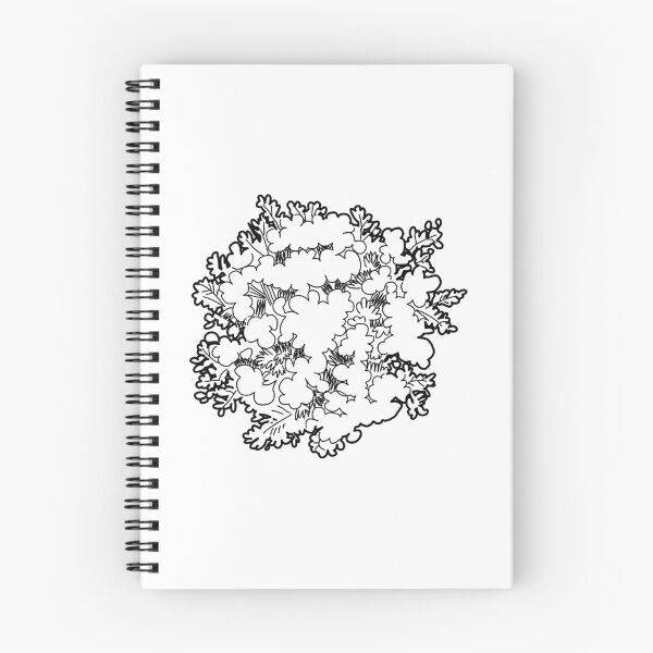 Item preview, Shrub top view landscape plan symbol hand drawn architectural bush and plant sketch for garden design blueprint designed and sold by zanaxxer.