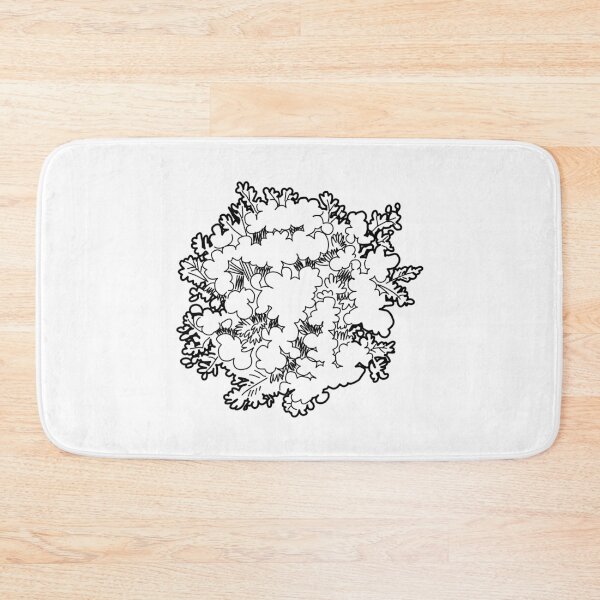 Item preview, Shrub top view landscape plan symbol hand drawn architectural bush and plant sketch for garden design blueprint designed and sold by zanaxxer.