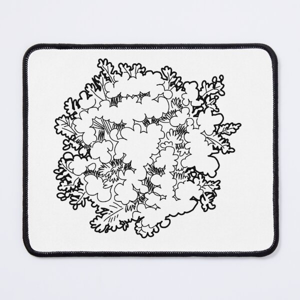 Item preview, Shrub top view landscape plan symbol hand drawn architectural bush and plant sketch for garden design blueprint designed and sold by zanaxxer.