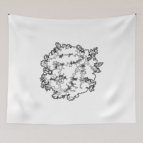 Item preview, Shrub top view landscape plan symbol hand drawn architectural bush and plant sketch for garden design blueprint designed and sold by zanaxxer.
