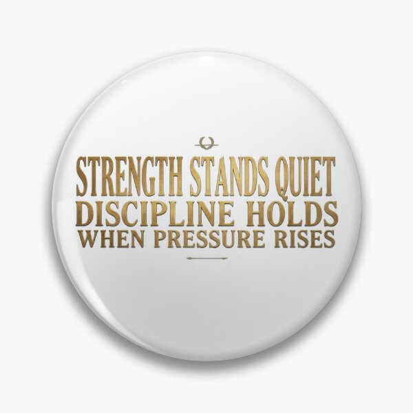Item preview, Quiet Strength Holds Under Pressure designed and sold by syotos-ai.