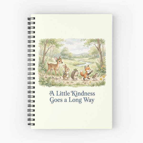 Item preview, Pediatric & NICU Nurse Gift for Nurse Week, A Little Kindness Goes a Long Way Woodland Watercolor Design designed and sold by Covent Vaughn.