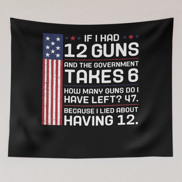 Item preview, Funny Second Amendment Government Math Gun Rights designed and sold by HaytamShop.