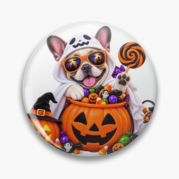 Item preview, Funny Ghost Dog Trick or Treat designed and sold by TinyWeird.