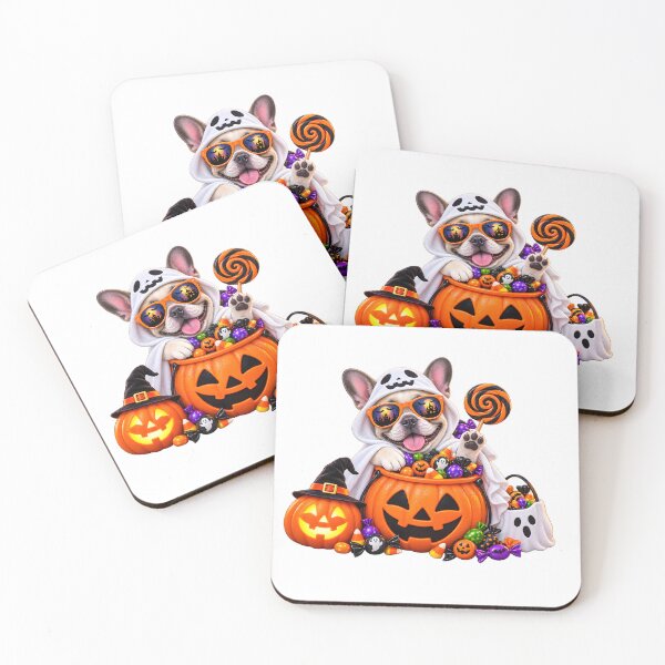 Item preview, Funny Ghost Dog Trick or Treat designed and sold by TinyWeird.
