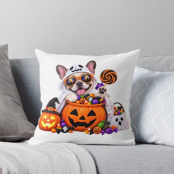 Item preview, Funny Ghost Dog Trick or Treat designed and sold by TinyWeird.
