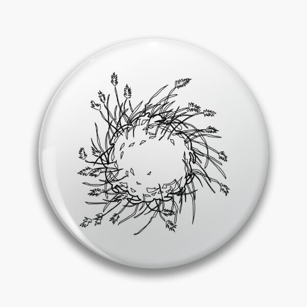 Item preview, Ornamental grass top view landscape plan symbol hand drawn architectural wild grass sketch for garden site design designed and sold by zanaxxer.