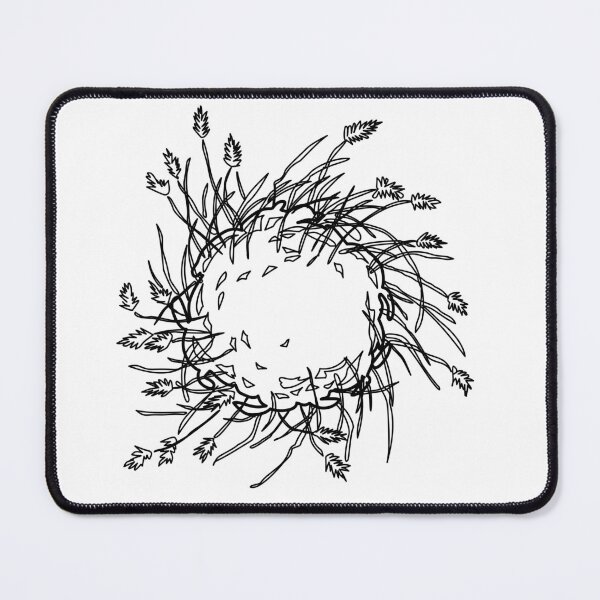 Item preview, Ornamental grass top view landscape plan symbol hand drawn architectural wild grass sketch for garden site design designed and sold by zanaxxer.