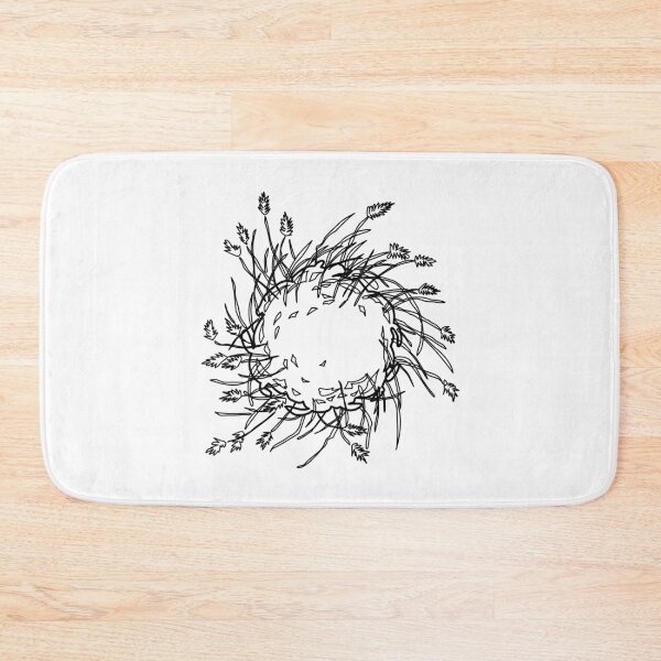 Item preview, Ornamental grass top view landscape plan symbol hand drawn architectural wild grass sketch for garden site design designed and sold by zanaxxer.