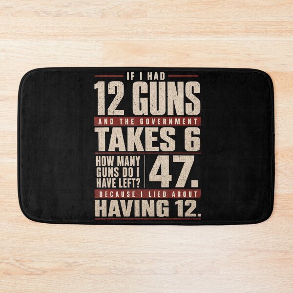 Item preview, Funny Second Amendment Government Math Gun Rights designed and sold by HayleePacoch.