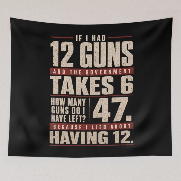 Item preview, Funny Second Amendment Government Math Gun Rights designed and sold by HayleePacoch.