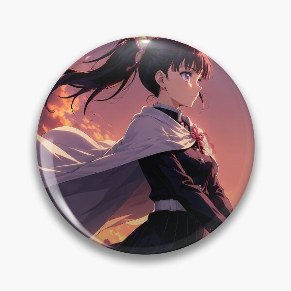 Item preview, Kanao Tsuyuri Demon Slayer Sunset Mountain Guardian designed and sold by Dashsopaner.