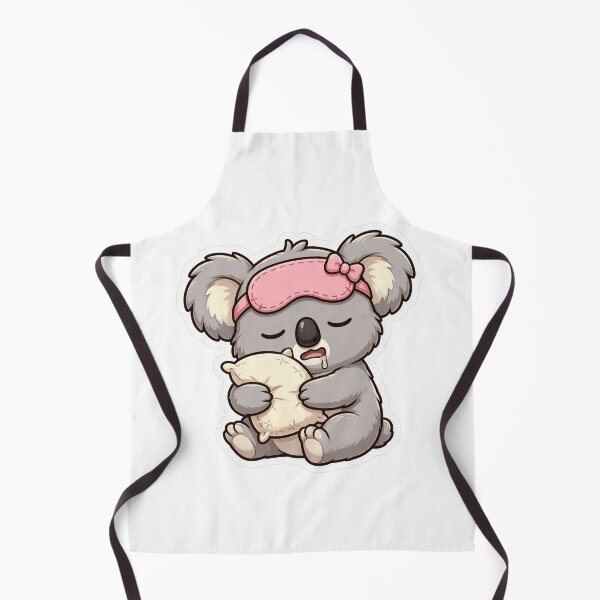 Item preview, Cute Sleepy Koala Sticker - Kawaii Lazy Koala with Pink Sleep Mask designed and sold by Ala'Salem| Cute Characters, Real Moods.