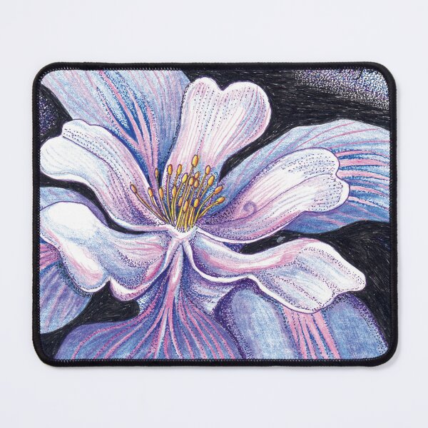 Item preview, Blue Columbine Flower (Genuflection to O'Keeffe) designed and sold by QuixoteRidge.