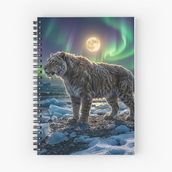 Item preview, Saber-Toothed Tiger Prowls an Arctic Shore designed and sold by Tridentulus.