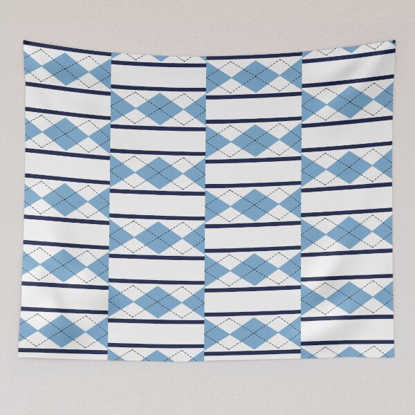 Item preview, UNC Argyle Pt.1 designed and sold by C+J Pastel Prints.
