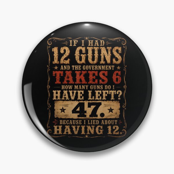 Item preview, Funny Second Amendment Government Math Gun Rights designed and sold by HayleePacoch.