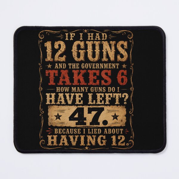 Item preview, Funny Second Amendment Government Math Gun Rights designed and sold by HayleePacoch.