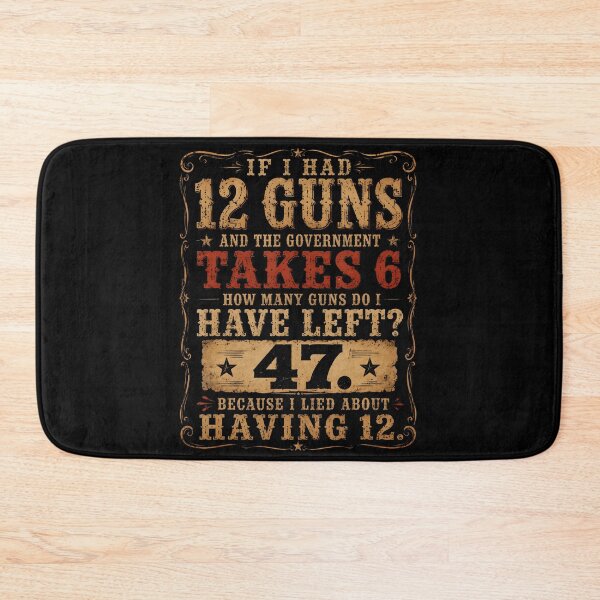 Item preview, Funny Second Amendment Government Math Gun Rights designed and sold by HayleePacoch.