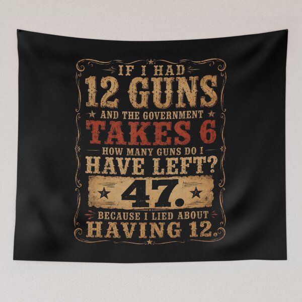 Item preview, Funny Second Amendment Government Math Gun Rights designed and sold by HayleePacoch.