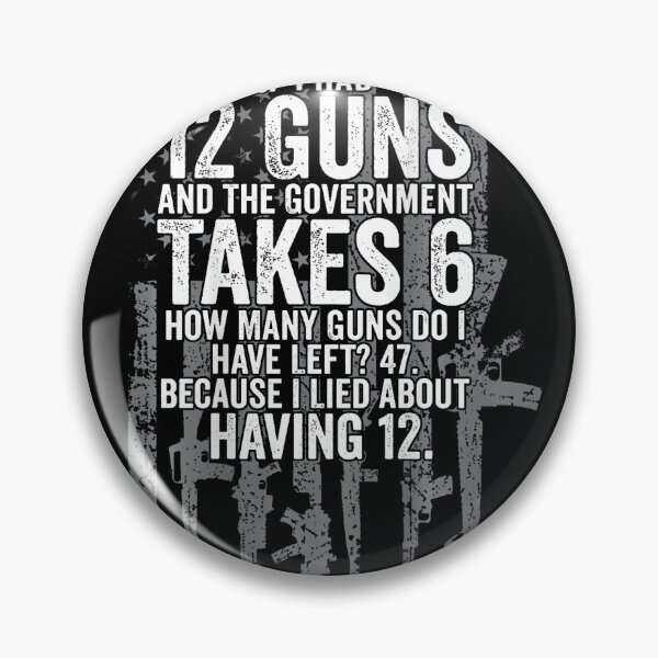 Item preview, Funny Second Amendment Government Math Gun Rights designed and sold by HaytamShop.
