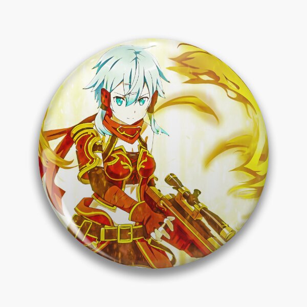 Item preview, Sinon Sword Art Online fiery sniper fierce anime blazing warrior spirit designed and sold by Dashsopaner.