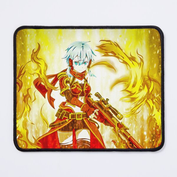 Item preview, Sinon Sword Art Online fiery sniper fierce anime blazing warrior spirit designed and sold by Dashsopaner.