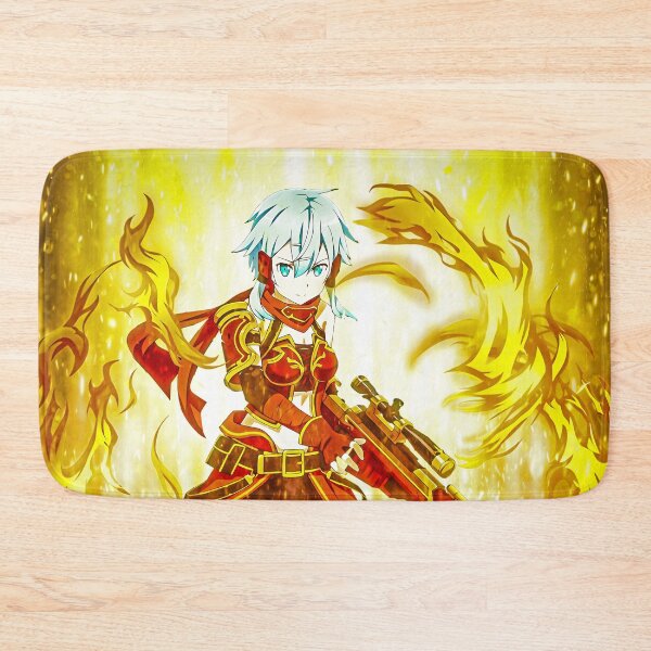 Item preview, Sinon Sword Art Online fiery sniper fierce anime blazing warrior spirit designed and sold by Dashsopaner.