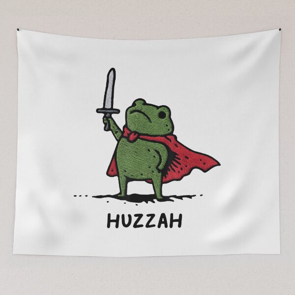 Item preview, Huzzah Frog designed and sold by suzanneerikson.