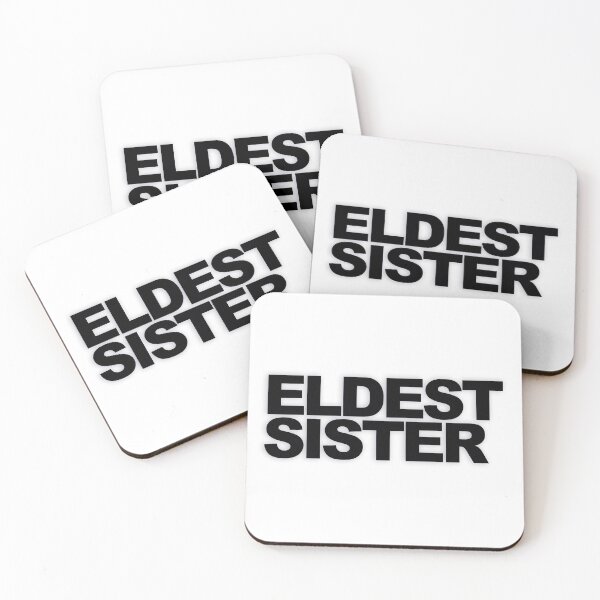 Item preview, ELDEST SISTER — Black Minimal Bold Type Statement designed and sold by WORDPAUSE.