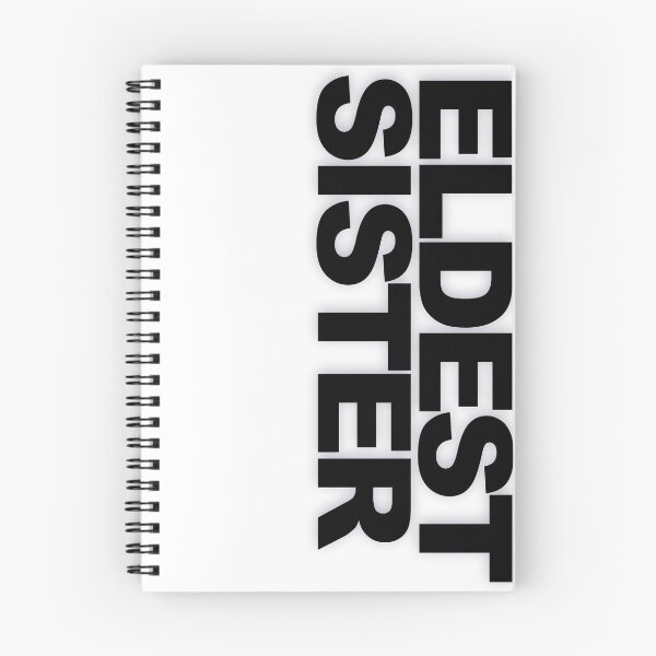 Item preview, ELDEST SISTER — Black Minimal Bold Type Statement designed and sold by WORDPAUSE.