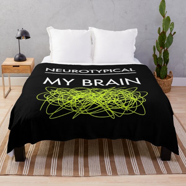 Item preview, Funny ADHD Autism Neurodivergent Brain Jokes AUG-358 designed and sold by noberic.