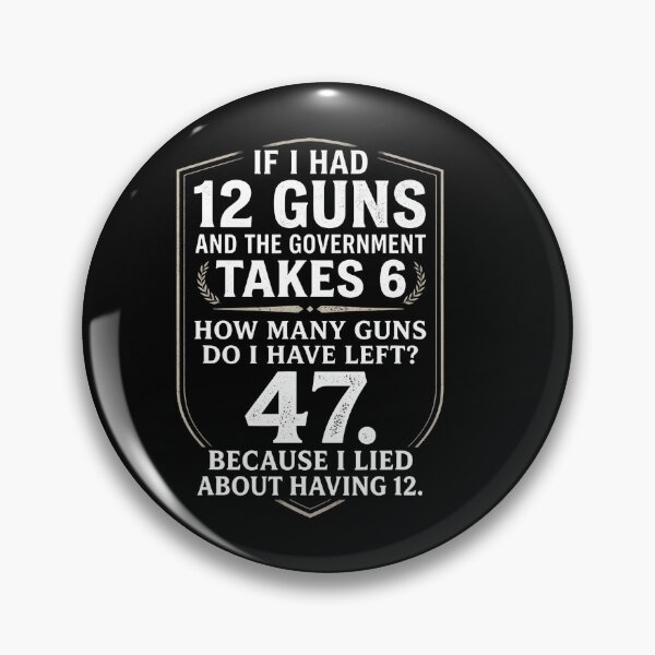 Item preview, Funny Second Amendment Government Math Gun Rights designed and sold by HayleePacoch.