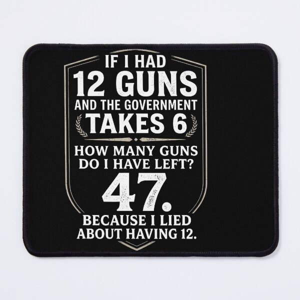 Item preview, Funny Second Amendment Government Math Gun Rights designed and sold by HayleePacoch.