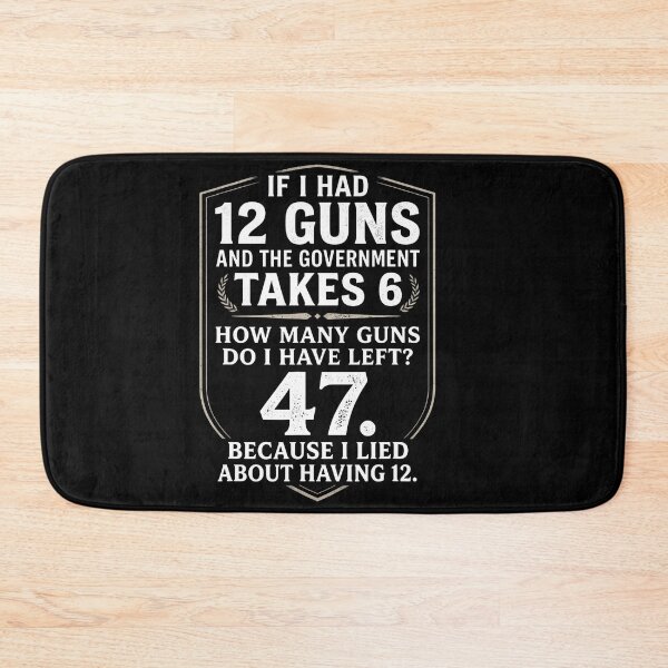Item preview, Funny Second Amendment Government Math Gun Rights designed and sold by HayleePacoch.