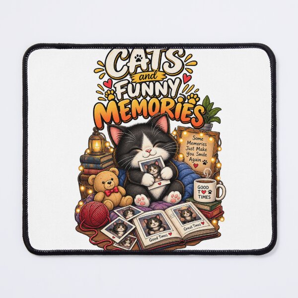 Item preview, Cats and Funny Memories | Cute Cat Lover Gift designed and sold by ✨ Daily Vibe Studio ✨.