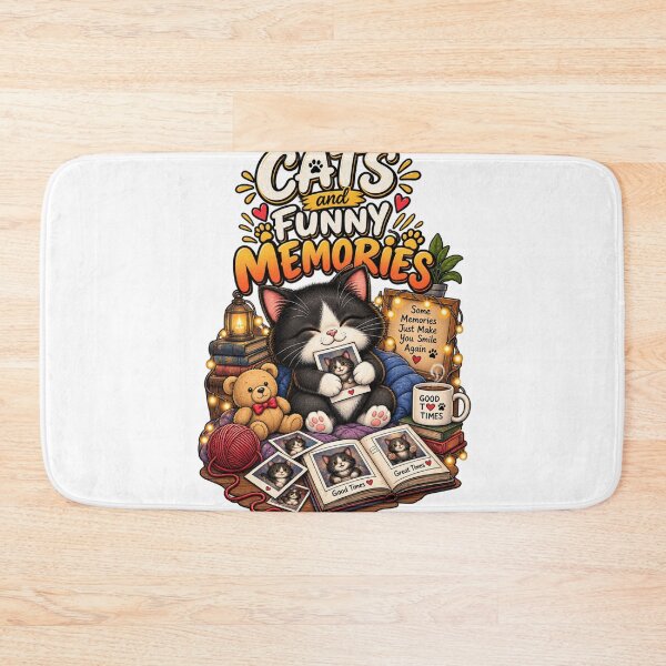 Item preview, Cats and Funny Memories | Cute Cat Lover Gift designed and sold by ✨ Daily Vibe Studio ✨.