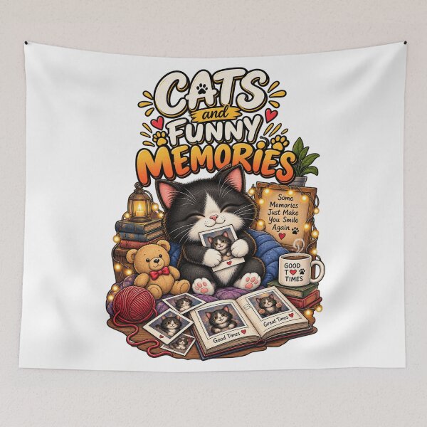 Item preview, Cats and Funny Memories | Cute Cat Lover Gift designed and sold by ✨ Daily Vibe Studio ✨.
