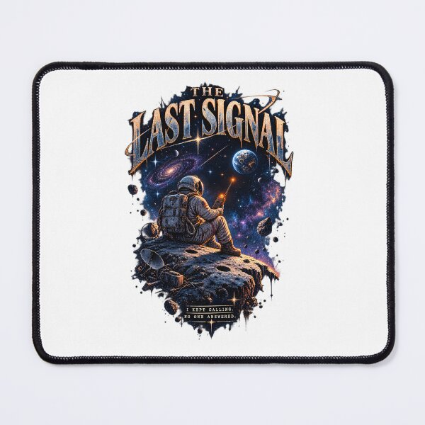 Item preview, The Last Signal – Lonely Astronaut Retro Space Art designed and sold by Tlion.