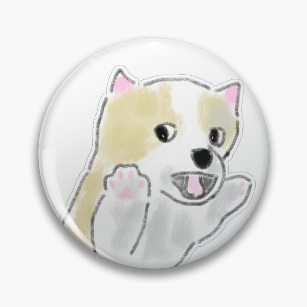 Item preview, Happy Excited Puppy With Paws Up designed and sold by raun.draw.