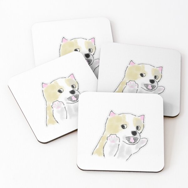 Item preview, Happy Excited Puppy With Paws Up designed and sold by raun.draw.