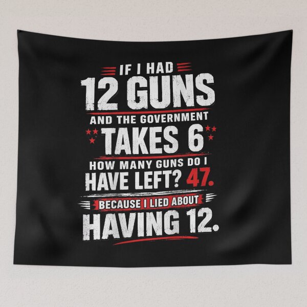 Item preview, Funny Second Amendment Government Math Gun Rights designed and sold by HaytamShop.