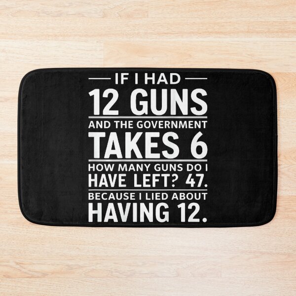 Item preview, Funny Second Amendment Government Math Gun Rights designed and sold by HayleePacoch.