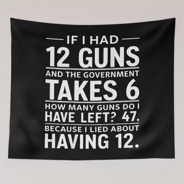 Item preview, Funny Second Amendment Government Math Gun Rights designed and sold by HayleePacoch.