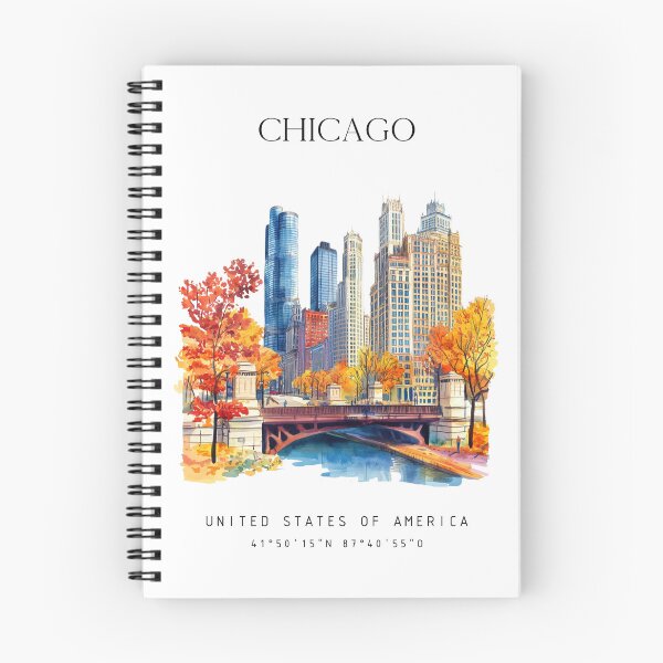 Item preview, Chicago Watercolor Poster – USA Travel Art designed and sold by LanaMeyers.