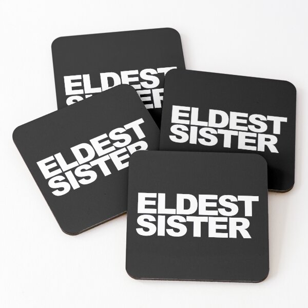 Item preview, ELDEST SISTER — White Minimal Bold Type Statement designed and sold by WORDPAUSE.
