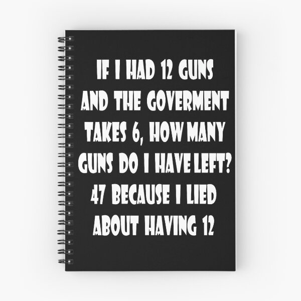 Item preview, Funny Second Amendment Government Math Gun Rights designed and sold by HayleePacoch.